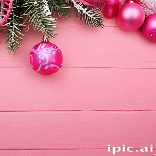 pink christmas desktop wallpaper