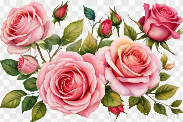 watercolor roses png