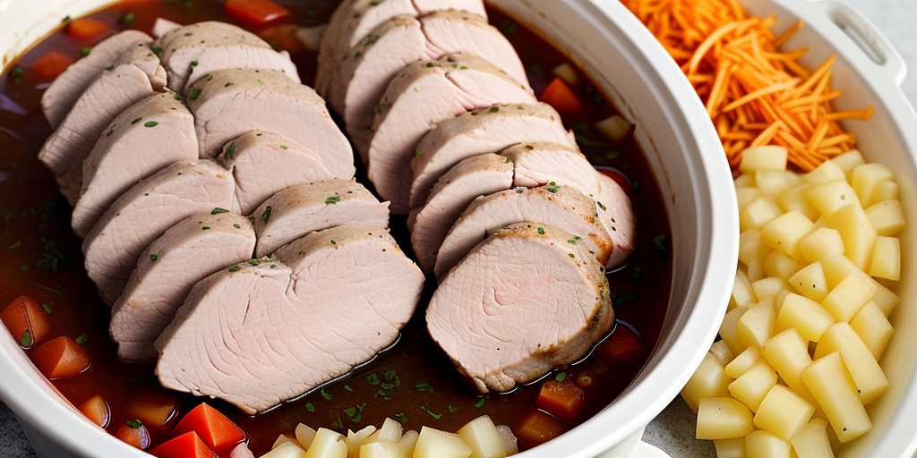 crock pot pork tenderloin frozen