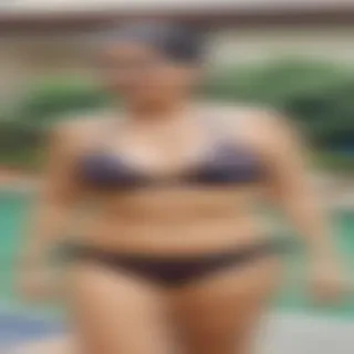 aunty in bikini