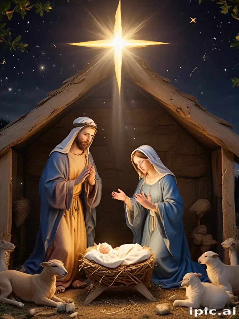 merry christmas nativity images free