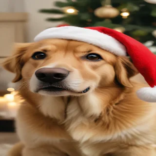 dog christmas photos