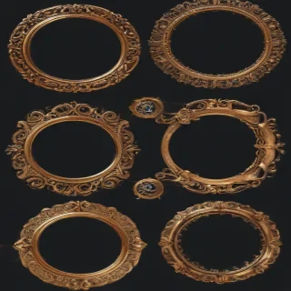circle frame clipart