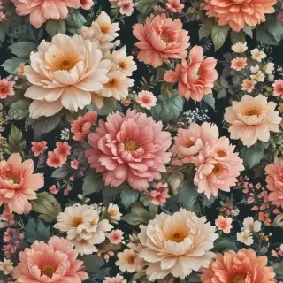 floral wallpaper aesthetic