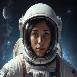 astronaut cartoon