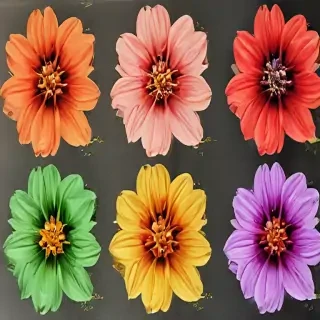 flower color drawings
