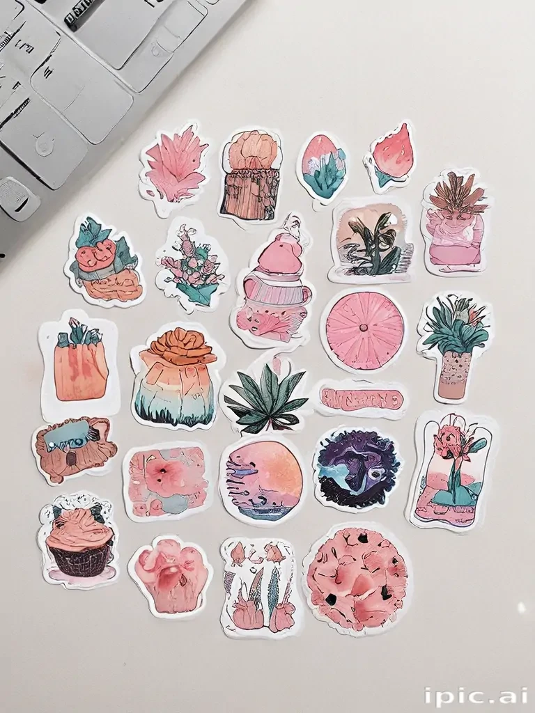 aesthetic printable stickers