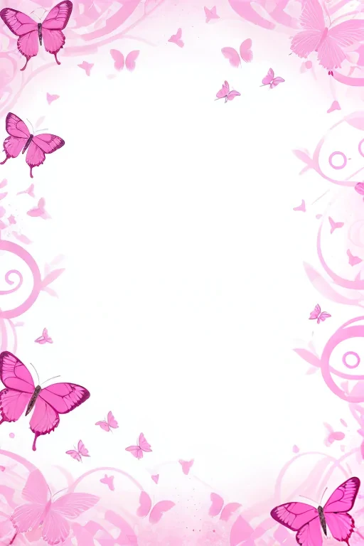 pink butterflies background