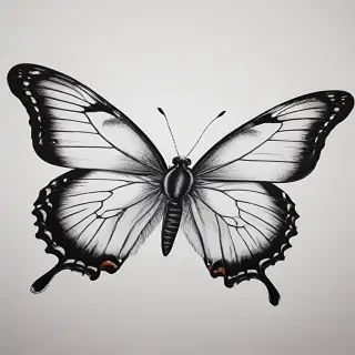 picture of a butterfly drawing