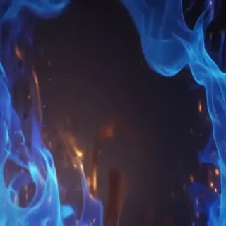 blue flame background