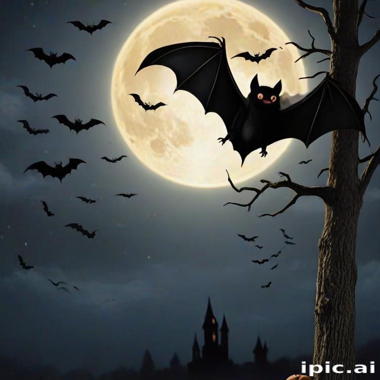 pictures of halloween bats