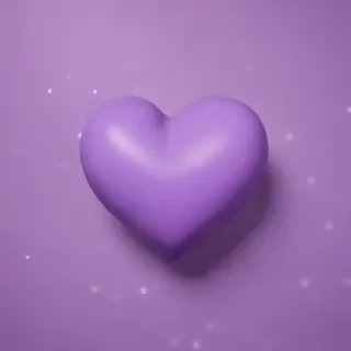 purple aesthetic heart