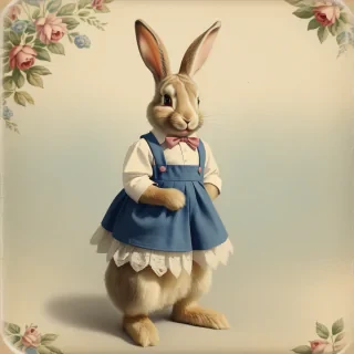 vintage bunny