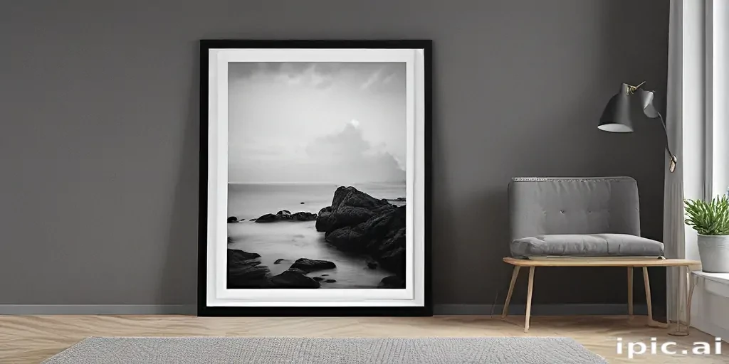 framed art mockup