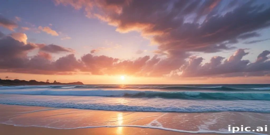 ios beach wallpaper