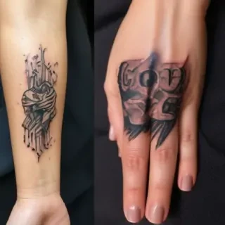 i love you sign language tattoo
