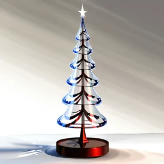 transparent christmas tree