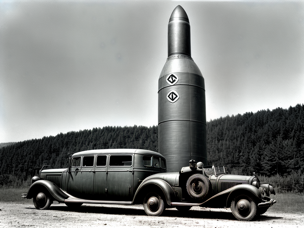 HITLER NA V1 ROCKET