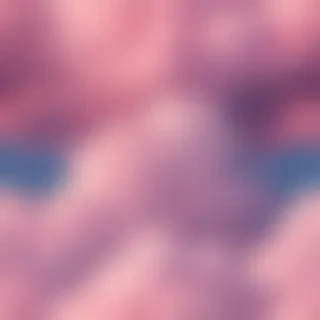 pink cloud background