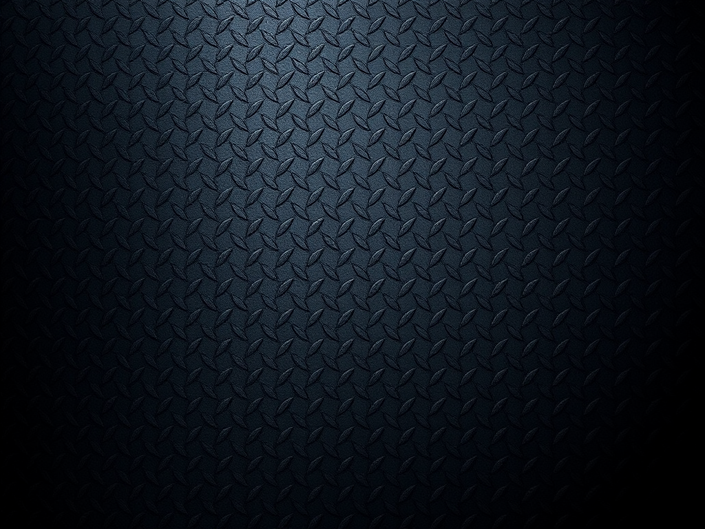 Generate a textured background of a dark, metallic surface with a diamond pattern, shot with a DSLR camera at f/8 aperture, ISO 100, 1/60 sec shutter speed, top-down view, shallow depth of field.