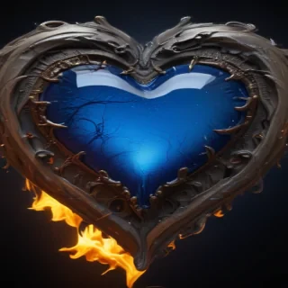 blue heart