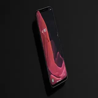 black background phone