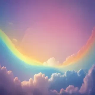 cute rainbow background