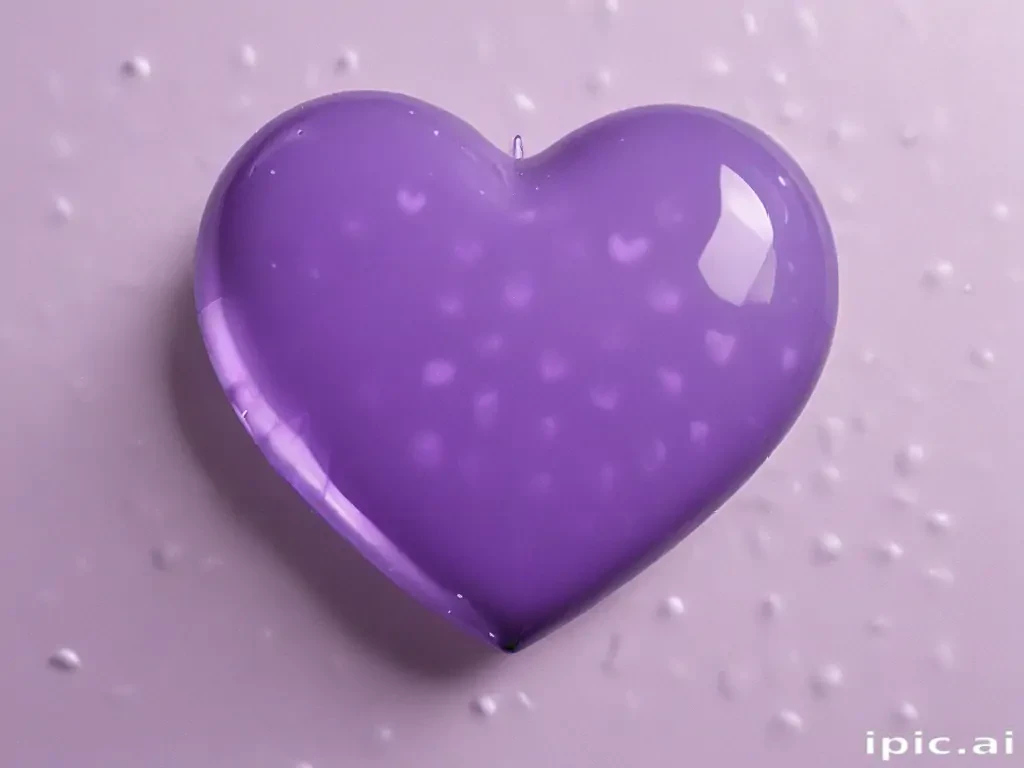 aesthetic purple heart