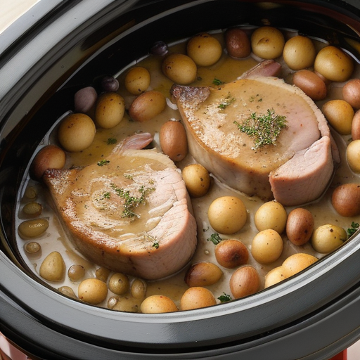 crock pot pork chops with stuffing