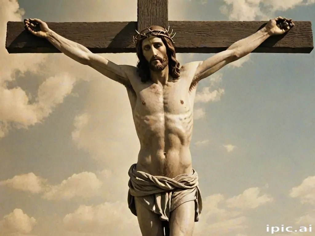picture of jesus on the cross