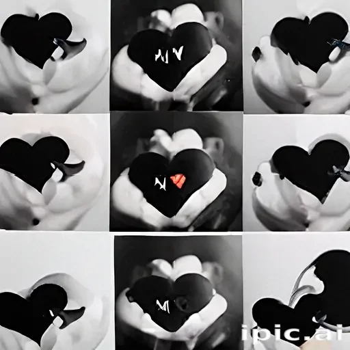 black heart aesthetic