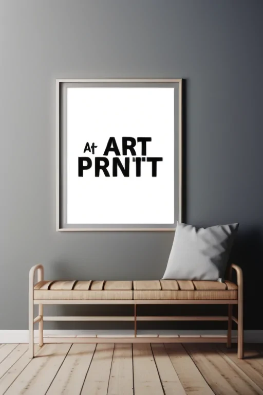 art print mockup