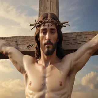 picture of jesus on the cross