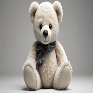 teddy bear clipart black and white