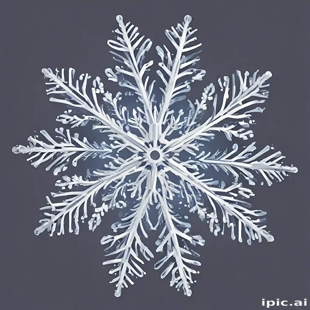 snowflake clipart free