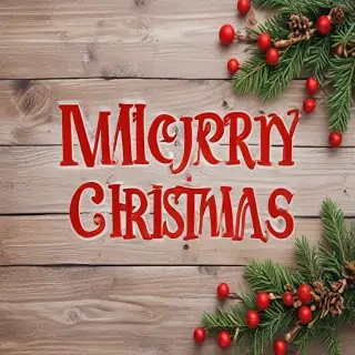 text merry christmas png