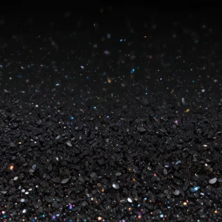 black background glitter