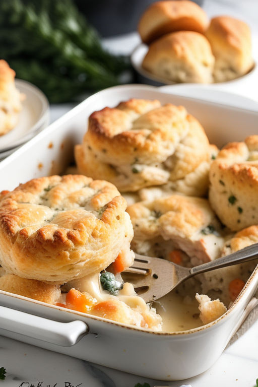 chicken cobbler cheddar bay biscuits
