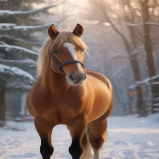 merry christmas images with horses