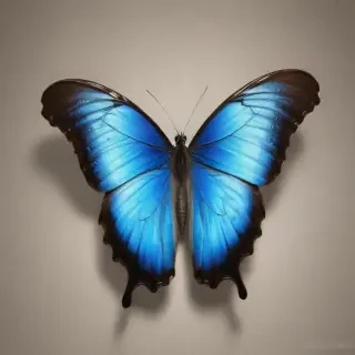 blue morpho butterfly