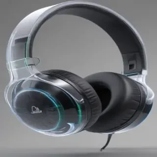 transparent headphones png