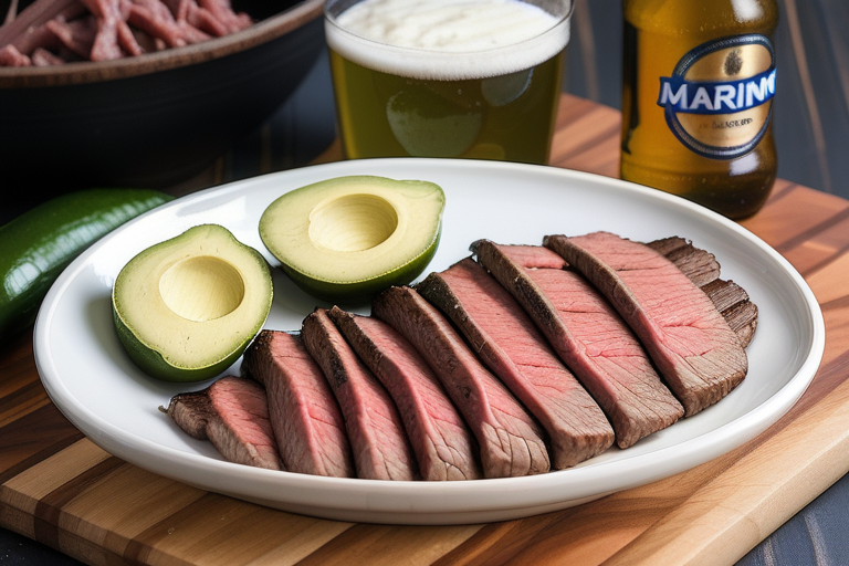 marinate carne asada with beer