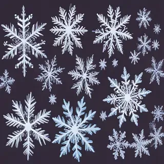 transparent snowflakes png