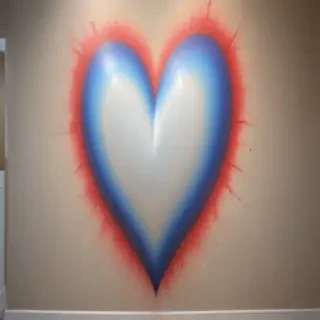 blurred heart