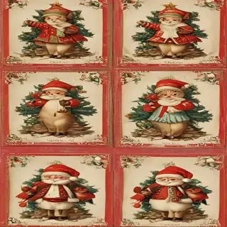 printable vintage christmas images