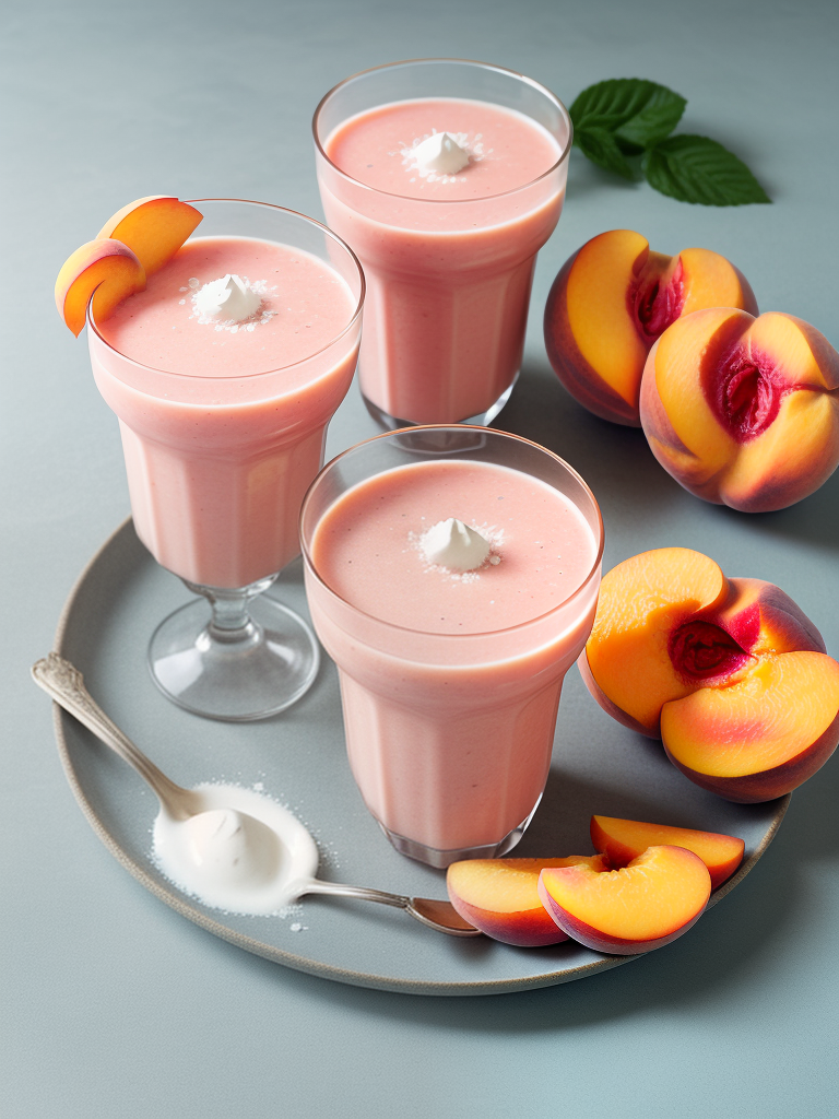 peach smoothie recipe without yogurt