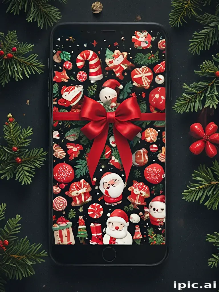 xmas phone background