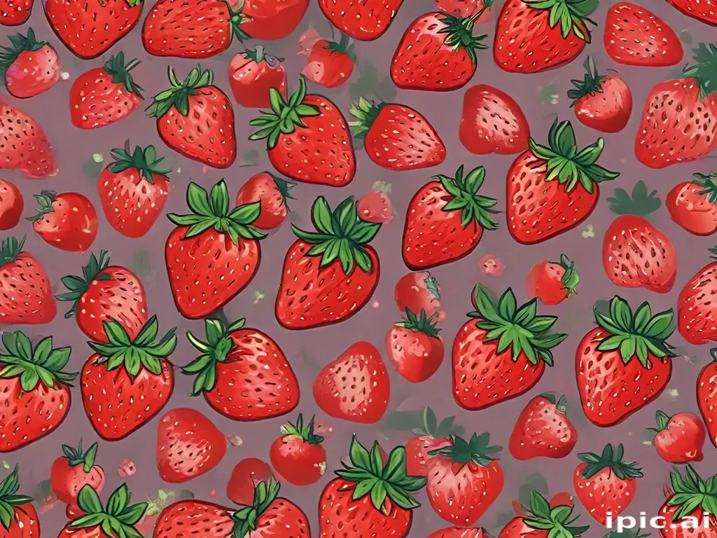 strawberry cute wallpaper
