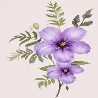 purple flowers png