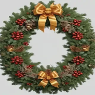 christmas wreath transparent